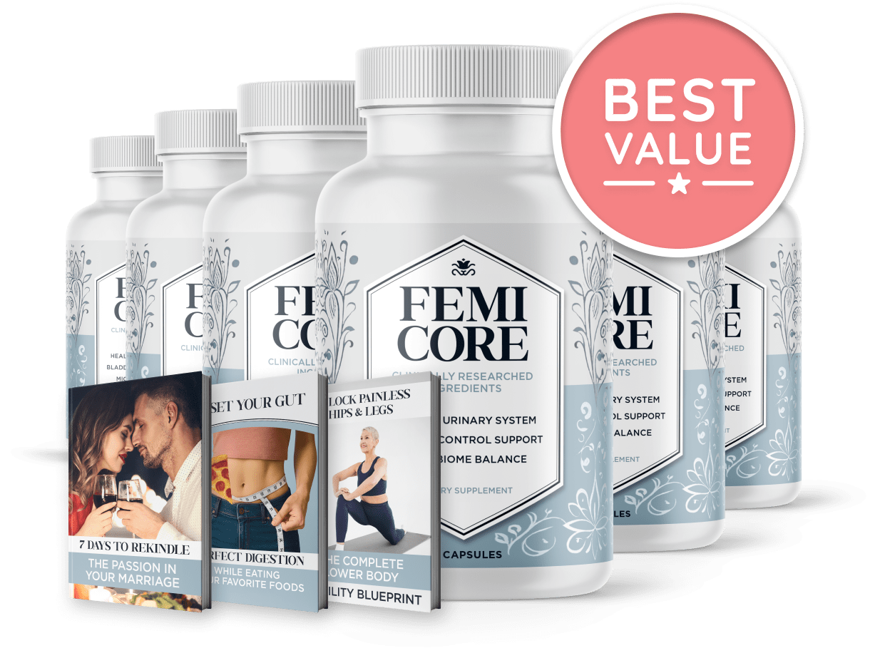 FemiCore bottle packages and pricing options